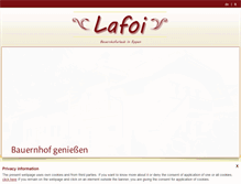 Tablet Screenshot of lafoi.eu